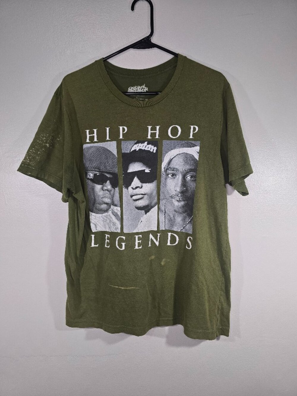 Vintage Original Flavor Hip Hop Legends Graphic T-shirt-XL